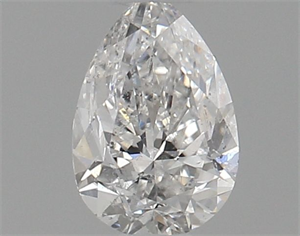 Foto Diamante Natural 0.33 quilates, De pera , Color D, claridad SI2 y certificado GIA de