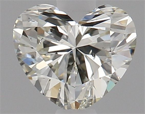 Picture of Natural Diamond 0.54 Carats, Heart with  Cut, L Color, SI1 Clarity and Certified by GIA