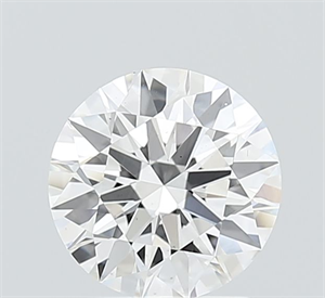 Picture of Lab Grown Diamond 1.59 Carats, Round with Ideal Cut, D Color, SI1 Clarity and Certified by IGI