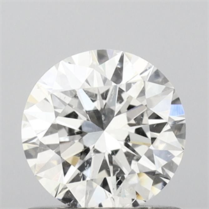 Picture of Natural Diamond 0.71 Carats, Round with Excellent Cut, H Color, I1 Clarity and Certified by GIA