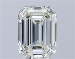 Foto Diamante Natural 5.02 quilates, Esmeralda , Color H, claridad VS1 y certificado HRD de