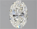 Natural Diamond 2.05 Carats, Oval with  Cut, I Color, VVS2 Clarity and Certified by GIA