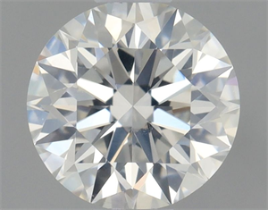Picture of Natural Diamond 0.57 Carats, Round with Excellent Cut, H Color, SI1 Clarity and Certified by GIA