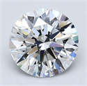 Natural Diamond 2.02 Carats, Round with Excellent Cut, E Color, VS1 Clarity and Certified by GIA