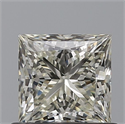 Diamante Natural 0.82 quilates, Princesa , Color L, claridad VVS1 y certificado GIA