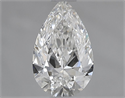 Natural Diamond 0.50 Carats, Pear with  Cut, G Color, VS1 Clarity and Certified by GIA