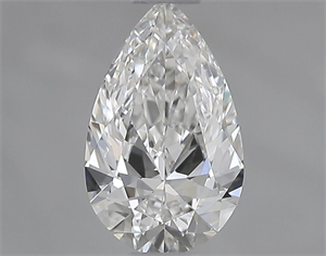 Picture of Natural Diamond 0.50 Carats, Pear with  Cut, G Color, VS1 Clarity and Certified by GIA