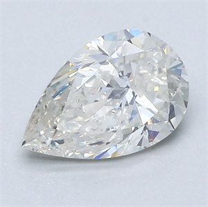 Picture of Natural Diamond 1.20 Carats, Pear with  Cut, H Color, SI1 Clarity and Certified by GIA