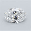 Diamante Natural 0.52 quilates, Ovalado , Color D, claridad VS1 y certificado GIA