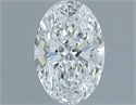 Diamante Natural 0.51 quilates, Ovalado , Color F, claridad IF y certificado GIA