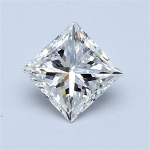 Foto Diamante Natural 0.80 quilates, Princesa , Color G, claridad VS2 y certificado GIA de