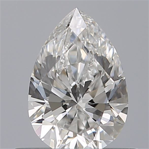 Picture of Natural Diamond 0.50 Carats, Pear with  Cut, D Color, VVS1 Clarity and Certified by GIA