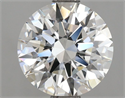 Lab Grown Diamond 2.05 Carats, Round with Ideal Cut, E Color, VS1 Clarity and Certified by IGI