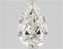 Natural Diamond 1.01 Carats, Pear with  Cut, H Color, VVS2 Clarity and Certified by GIA