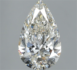 Picture of Natural Diamond 1.30 Carats, Pear with  Cut, J Color, VVS2 Clarity and Certified by GIA