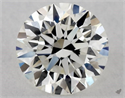 Diamante Natural 0.55 quilates, Redondo , Color I, claridad IF y certificado GIA