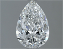 Natural Diamond 1.02 Carats, Pear with  Cut, E Color, VVS2 Clarity and Certified by GIA