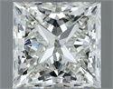 Natural Diamond 1.00 Carats, Princess with  Cut, I Color, VS1 Clarity and Certified by IGI