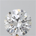 Natural Diamond 1.80 Carats, Round with Excellent Cut, D Color, VS2 Clarity and Certified by GIA