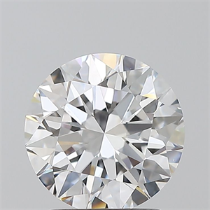 Picture of Natural Diamond 1.80 Carats, Round with Excellent Cut, D Color, VS2 Clarity and Certified by GIA