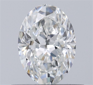 Picture of Natural Diamond 0.58 Carats, Oval with  Cut, H Color, VS1 Clarity and Certified by GIA