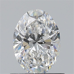 Picture of Natural Diamond 0.67 Carats, Oval with  Cut, E Color, VVS1 Clarity and Certified by GIA