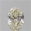 Diamante Natural 3.20 quilates, Ovalado , Color L, claridad VS1 y certificado GIA