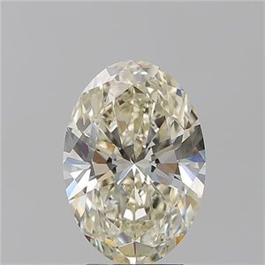 Foto Diamante Natural 3.20 quilates, Ovalado , Color L, claridad VS1 y certificado GIA de