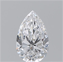 Diamante Natural 0.70 quilates, De pera , Color D, claridad VS2 y certificado GIA