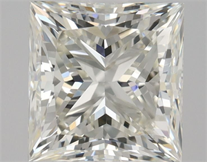 Picture of Natural Diamond 1.01 Carats, Princess with  Cut, J Color, VVS2 Clarity and Certified by GIA