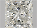 Natural Diamond 1.01 Carats, Princess with  Cut, J Color, VVS2 Clarity and Certified by GIA