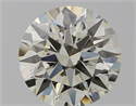 Natural Diamond 1.01 Carats, Round with Excellent Cut, J Color, SI1 Clarity and Certified by IGI