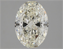 Natural Diamond 1.90 Carats, Oval with  Cut, K Color, SI1 Clarity and Certified by GIA