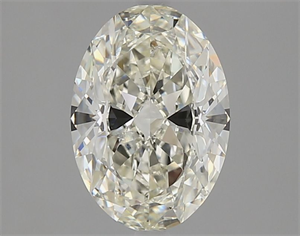 Picture of Natural Diamond 1.90 Carats, Oval with  Cut, K Color, SI1 Clarity and Certified by GIA