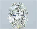 Natural Diamond 1.00 Carats, Oval with  Cut, I Color, VS2 Clarity and Certified by GIA