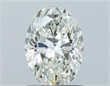 Natural Diamond 1.00 Carats, Oval with  Cut, I Color, VS2 Clarity and Certified by GIA