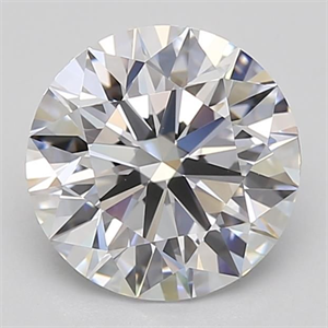 Picture of Lab Grown Diamond 1.94 Carats, Round with Excellent Cut, D Color, IF Clarity and Certified by GIA