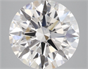 Lab Grown Diamond 4.08 Carats, Round with Ideal Cut, E Color, VVS2 Clarity and Certified by IGI