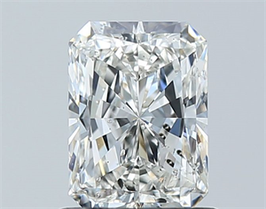 Foto Diamante Natural 1.02 quilates, Radiante , Color G, claridad SI2 y certificado GIA de