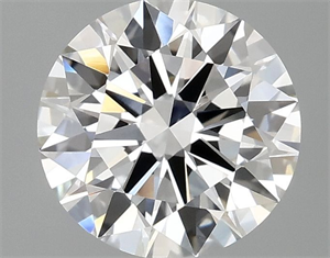 Picture of Lab Grown Diamond 2.00 Carats, Round with Ideal Cut, D Color, VVS2 Clarity and Certified by IGI