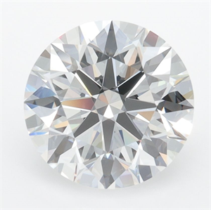 Picture of Lab Grown Diamond 3.10 Carats, Round with Ideal Cut, D Color, VVS1 Clarity and Certified by IGI