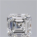 Natural Diamond 0.70 Carats, Asscher with  Cut, F Color, IF Clarity and Certified by GIA
