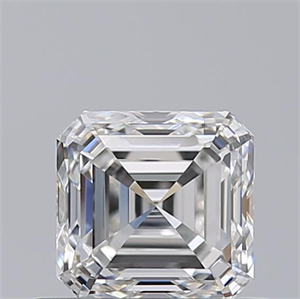 Picture of Natural Diamond 0.70 Carats, Asscher with  Cut, F Color, IF Clarity and Certified by GIA