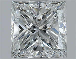 Foto Diamante Natural 2.00 quilates, Princesa , Color F, claridad VS2 y certificado GIA de
