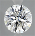 Lab Grown Diamond 2.84 Carats, Round with Excellent Cut, D Color, VS1 Clarity and Certified by IGI