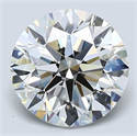 Diamante Natural 2.55 quilates, Redondo , Color I, claridad VS2 y certificado GIA