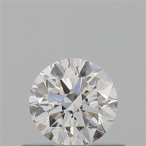 Picture of Natural Diamond 0.50 Carats, Round with Very Good Cut, D Color, VVS2 Clarity and Certified by GIA