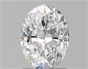 Natural Diamond 1.51 Carats, Oval with  Cut, E Color, SI1 Clarity and Certified by GIA