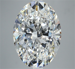 Foto Diamante Natural 5.02 quilates, Ovalado , Color E, claridad SI2 y certificado GIA de