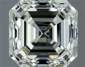 Picture of Natural Diamond 1.00 Carats, Asscher with  Cut, J Color, VVS1 Clarity and Certified by IGI
